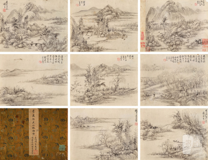 奚 冈（1746-1803） 山水册